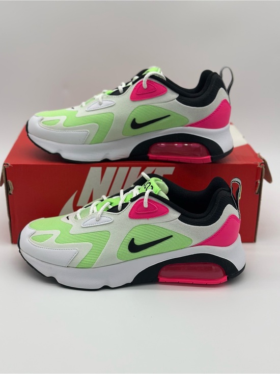 Nike Shoes - Nike Women’s Sneakers White Lime Green Hot Pink Black